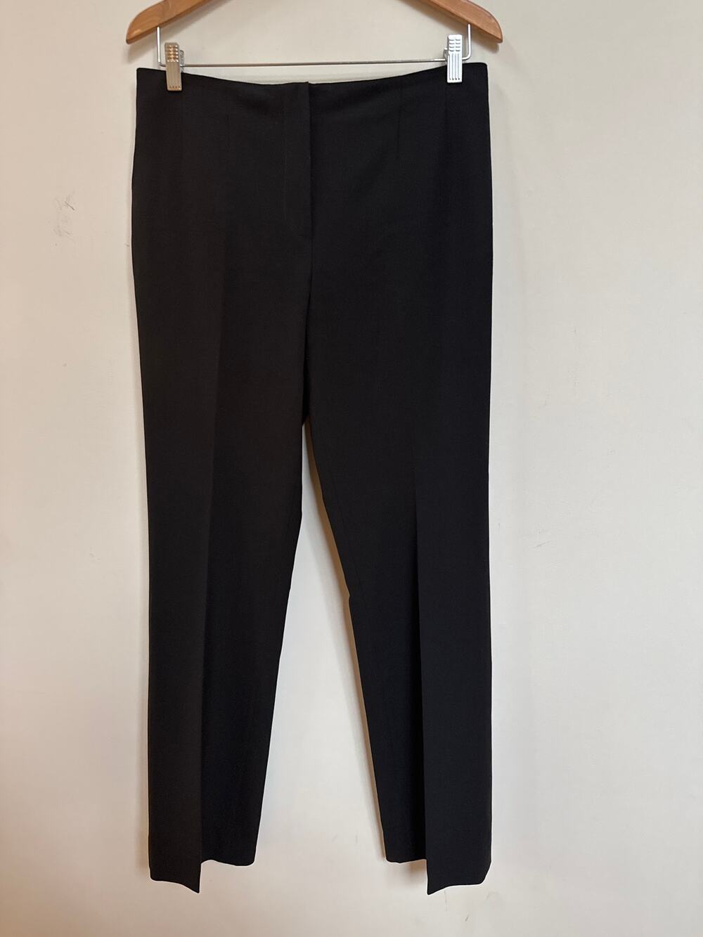 Piazza Sempione Sophia Dress Pants Straight Leg Navy Blue Size IT 42 US 6